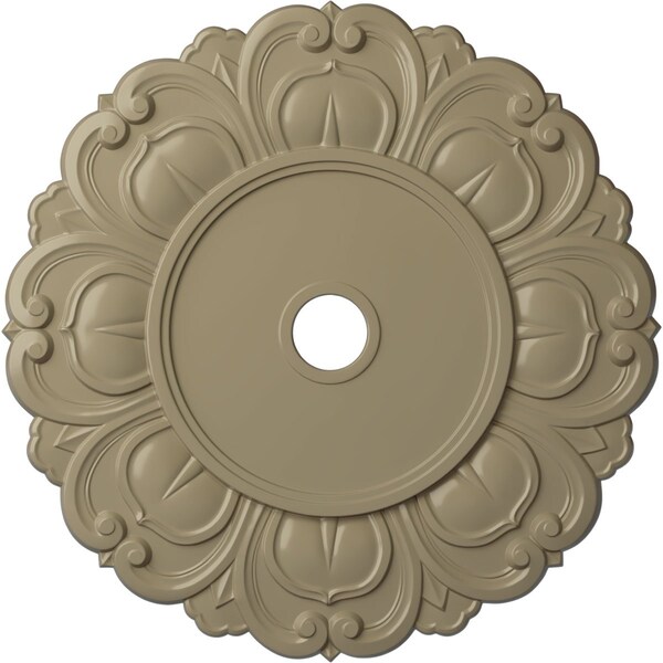 Ekena Millwork Angel Ceiling Medallion (Fits Canopies up to 15 3/4"), 32 1/4"OD x 3 5/8"ID x 1 1/8"P, Gobi Desert CM32ANGDF - main
